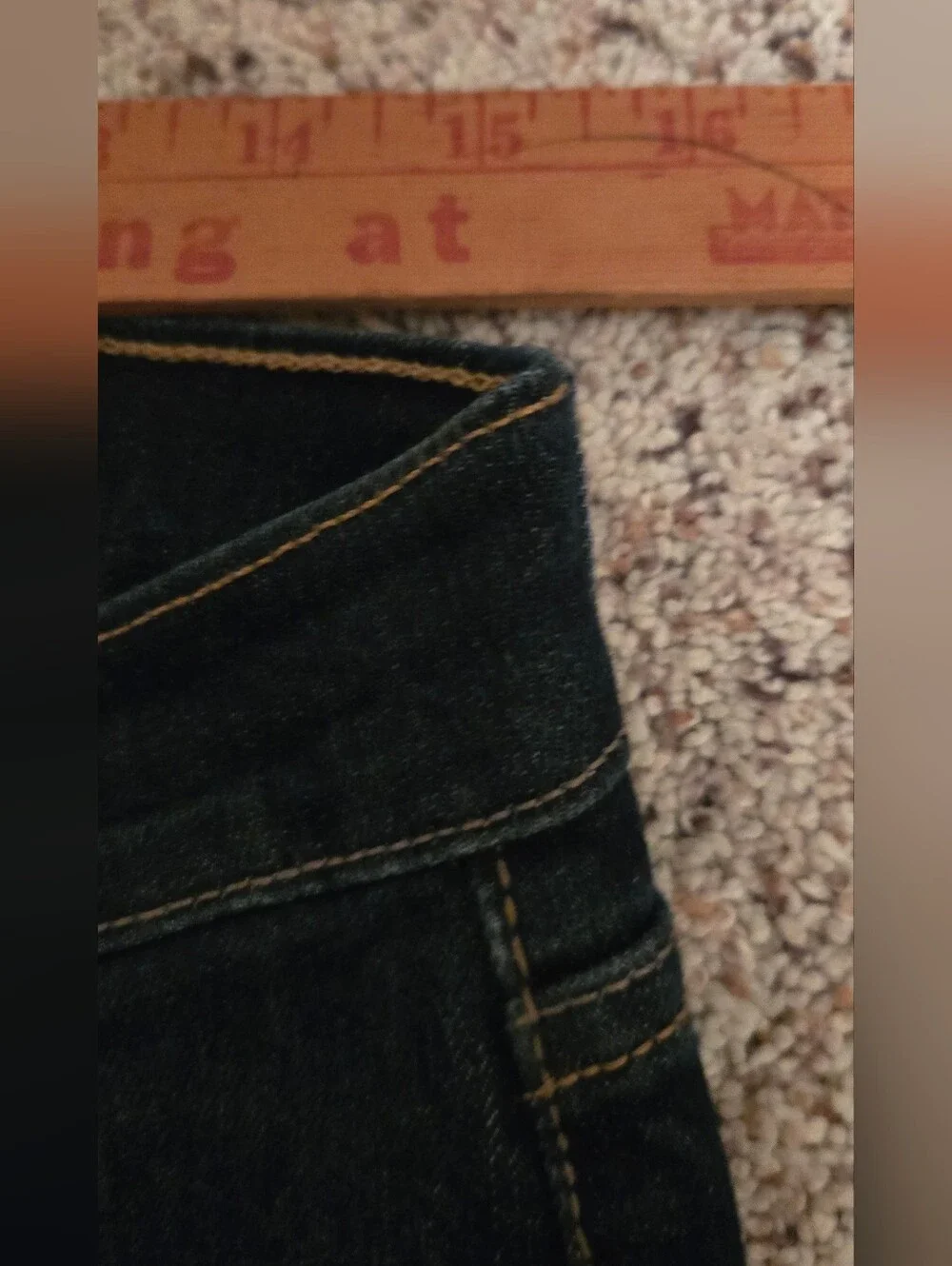 Levis 524 Too Superlow Jeans Womens Sz 7 Like New - Picture 6 of 7